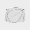 2022 White Retro Woman Bag